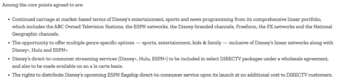 See the details of the agreement below, via ESPN/DIRECTV press release.